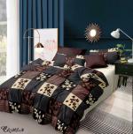 Fibre touch 3D Bedsheet for Double/King Size Bed