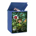 PrettyKrafts Ben-10 Toys Organizer Storage Box with Top Lid (Navy Blue) Pack of 1