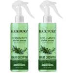 Hair Pure Rosemary Water Spray For Hair Growth (100 ml) | Hair Spray for Regrowth | Rosemary Hair Mist | Adds Shine | Helps Reduce Hairfall | Strengthens Hair | Suitable For All Hair Types Pack of 2