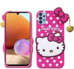 Clickaway Infotech Samsung Galaxy A73 5G Premium Soft Touch Girls/Women Most Like Favourite Hello Kitty Back Case Cover