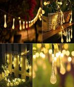 X4Cart Warm White 4 Meter 20 Led Waterdrop Decorative String Lights