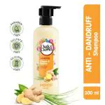 Buds & Berries Ginger & Vetiver Anti Dandruff Shampoo For The Flake-Less Clear Scalp | No Sulphate, No Paraben, No Silicone - 300 ml