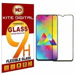 Kite Digital Samsung M20 Black 5D/6D/11D Premium Tempered Glass Screen Protector Slim 9H Hard 2.5D