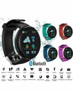 SYARA Digital Smartwatch Black Strap Watch for Unisex - M