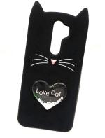 Generic Oppo A5 Black Silicon and Rubber Anti-fingerprint and Scratch Resistance Back Cover 7.5 x 1 x 16 cm