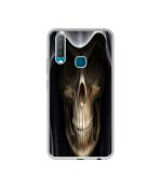 Casotec Devil Skull Design Printed Silicon Soft TPU Back Case Cover for Vivo Y17