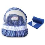 Babique Blue Joker Infants Toddler Mattress With Mosquito Net (0-6 months)