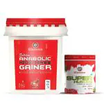 B2 Nutrition Strawberry Delicious Anabolic 100 Percent Mass Gainer 5 kg with Pre Workout FP