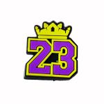 YellowCult Pack of 2 Shoe Charms for Clog Shoes, Wristband Charm, Shoe, Bracelet Decoration or Party Gifts [Goat Number 23]