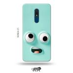 Tweakymod Printed Funny FAce Emoji Back Cover For Nokia C3