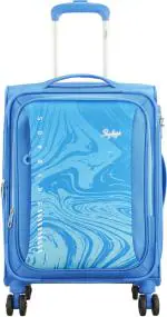 SKYBAGS SWIRL 8W STR 59 BLUE Expandable Cabin Suitcase - 23 Inch ()
