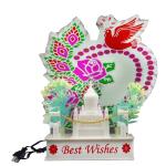 Awesome Craft TAJ Mahal Acrylic Night Lamp, Auto Colour Changing LED Plug and Play Night Light, Office Day Light, for Home
