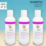 Glamroot Moroccan Argan Oil Shampoo for Smooth and Silky Hair 250 ml (Pack of 3)