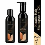 SEMILLA Keratin Shampoo and Hair Oil for Strengthening and Smoothening Hair (2 Items 200+120ml)