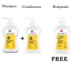 ASMEE - Buy Shampoo & Conditioner get Bodywash Free 750 ML