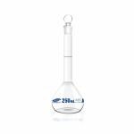 Omsons Glassware | Volumetric Flask Capacity 250 ML | Made of Borosilicate Glass 3.3 | Class A | Pack of 1