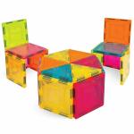 Toyden 10 Pieces Magnetic Tiles for Kids,Educational Magnetic Stacking Blocks for Boys Girls, Magnets Construction