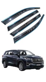Flipin |innova hycross car door visor side window deflector/ rain guard/ wind deflector/ flexible plastic/ non-breakable/ 1set of 4pcs.