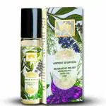 VRINDAAM Headache Relief 100% Natural Ayurvedic Body Roll On | Relief From Headache,Sinus Relief & Relief From Migraine|Blended With Menthol Crystal, Camphor, Winter Green Essential Oil, Rosemary essential oil, Jojoba Oil & Eucalyptus Essential Oil - 8ML