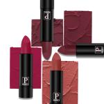 PERPAA Creamy Matte Lipstick Combo Set Of 4 Bright Long Stay Intense Color 3.5gm Each|Orange, Dark Maroon, Ruby Pink, Dark Maroon