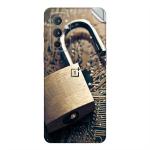 GADGETSWRAP Printed Vinyl Skin Sticker for Oneplus 9RT (5G) - Security Lock On Chip Board