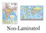 Golden Paper India and World Map Size : 40