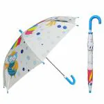 Destinio Umbrella for Kids, 100% Waterproof, Lightweight, White