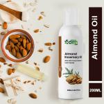 Edith Naturals Combo of Rosemary Oil and Almond Oil For Hair Growth, Skin care Hair Oil (200 ml)