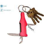 StealODeal Pink Multi-Tool Knife Bottle And Filer Key Chain