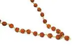 Rudra Centre Rudraksha Mala in Gold Polished Wire