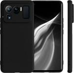 XOVO Back Cover for Mi 11 Ultra, Mi 11 Ultra 5G, Xiaomi Mi 11 Ultra, Xiaomi Mi 11 Ultra 5G (Black, Dual Protection, Silicon, Pack of 1)