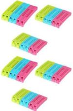Fitaza Bag Sealing Clips Large, Medium, Small BPA Plastic Plastic Clips (Set of 36, Multicolor)