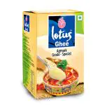 Lotus Pure Ghee 1 Litre Ceka Pack, Healthy with Real Aroma, Agmark Grade Special, Vegetarian, Original, Pack of 1
