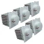 Hi-Plasst Socket Indicator 5 Step Type Modular Fan Regulator Use In Household, Offices, Shops And Restaurants 5 cm x 4.7 cm