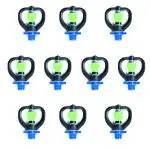 VAYAL IRRIGATIONS 20 mm Butterfly Sprinkler (Or) 1/2 Inch Garden Sprayer | 360 Degree | 10 - 15 Feet Radius | Male Thread For Garden | Green Park | Agriculture | Lawn | Poultry Farms | Cattle Farms | Pack Of 10