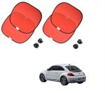 Kozdiko Red Sunshade For Volkswagen Beetle (Pack of 4)