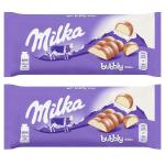 Milka Bubbly White Chocolate, 95 G (Pack Of 2)