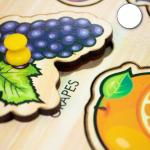 FORSHIKA Jigsaw Preschool Playgroup Educational board game Puzzles kids toys . Fruits Wooden Puzzle toys For Preschool Kids (1 Pieces) Wooden Blocks Educational Toys Fruits Puzzle board