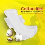 Pinq Polka Premium Organic Soft Cotton Feel Rash Free Ultra Thin Sanitary Pads, 10 XXXL for Night and SUPER HEAVY Flow and 10 XL for Day and Night with Individual Disposable Biodegradable Pouch, Pack of 20 Pads