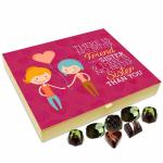 Chocholik Gift Box - There is No Better Friend Than A Sister Chocolate Box - 20pc