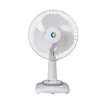 CG VHEG Table Fan | 400mm (40CM) | Smooth Oscillation | 3 Speed setting | Wider Blades | Elegant design | For Home, Kitchen, Office | 2 Year Product Warranty | Cloud White
