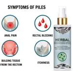 Bullweiser -Hemorrhoids Herbal Spray for men & women I Piles care Spray I Herbal Oil Spray for Painful Piles (100ML)-Pack of 1