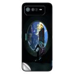 GADGETSWRAP Printed Vinyl Skin Sticker for Asus Rog Phone 6 - underwater window and a man sitting wearing hat