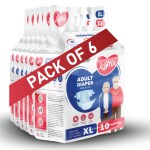 Joyfix Adult Diapers | Tape Style | Waist Size 114-142 cm (45