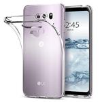 MULTRONICS Transparent Silicone Back Cover Compaitible With Lg V30 Plus, Lg V30