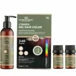 SACRED HERBS No Ammonia & PPD Free Semi Permanent Natural Gel Hair Color Burgundy3.60 for Men & Women with 100% Grey Coverage, Long Lasting & pH Neutral Value Packed Safe Hair Color - 160ml+20gm
