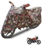 MOCKHE Waterproof Bike Cover Compatible with Hero CBZ Extreme -(Fabric:-Polyester, Color:-4x4 Jungle )