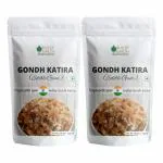Bliss of Earth Gond Katira Pure Organic Edible Gum Tragacanth Gum Gond for Laddu Making(Pack of 2)