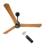 Atomberg Renesa Smart Plus 1200 MM 3 Blade Bldc Motor With Remote 3 Blade Ceiling Fan, Oak Wood