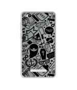 Casotec Discover Or Death Design Printed Silicon Soft TPU Back Case Cover for Gionee Gpad G4